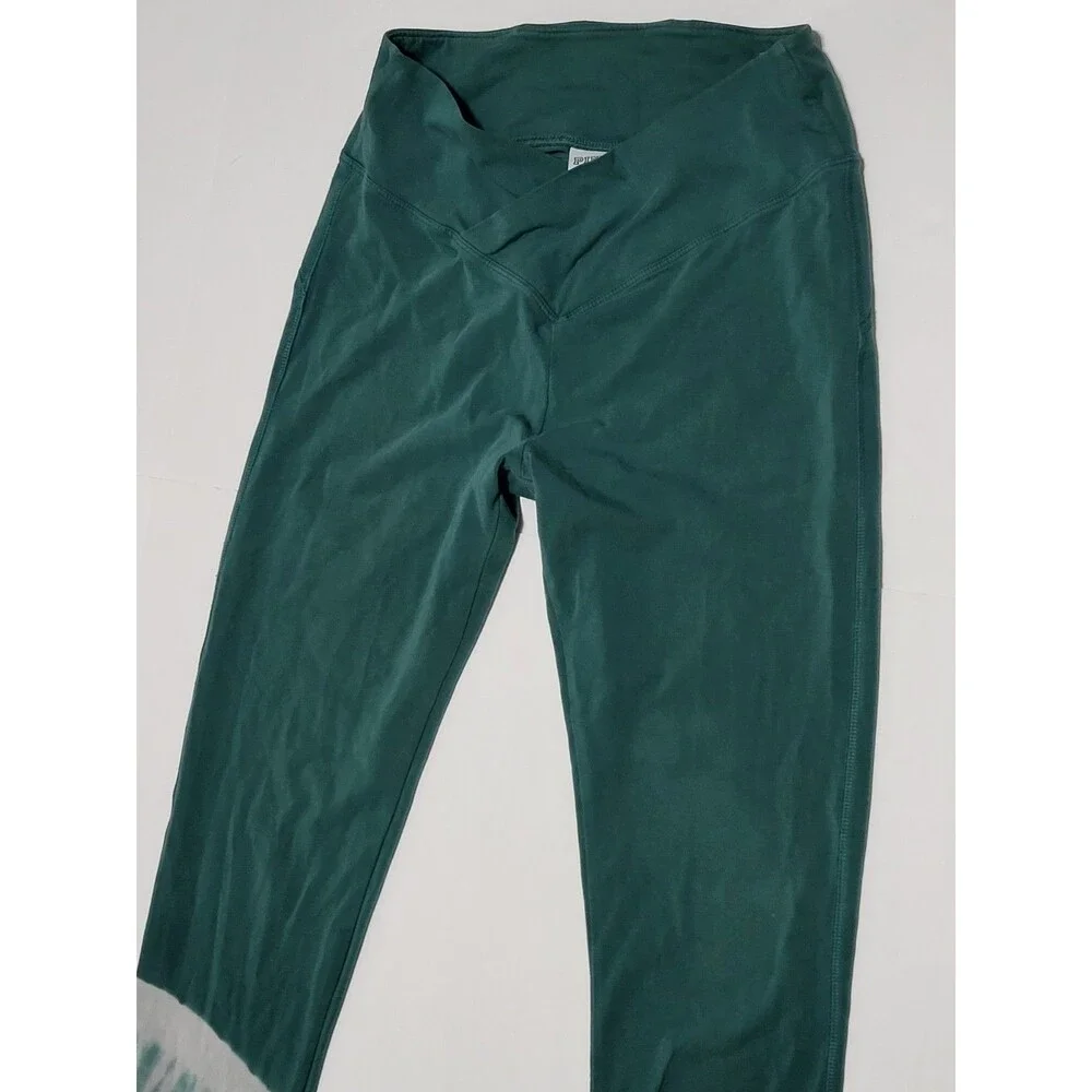 3) Pink/ Absolutely Fit  /Danskin  Tights Pink Green And Gray Size Youth Medium